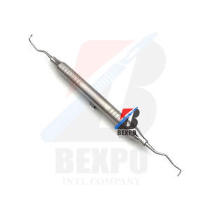 Dental U15/33 Double-Ended <b>Sickle</b> Scaler Periodontal <b>Tool</b> with Manual Power Source Steel Instrument for Dentists - Product Image 1