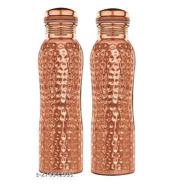 子供のためのオフィスのウォーターボトルのための創造的なデザインの銅ボトル100% 純粋な銅の断熱材家庭用の広口ウォーターボトル