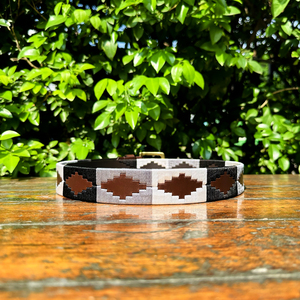 Ceinture de Polo en Cuir Ethnique Gaucho Buffle d'Eau Largeur 35MM Boucle Ardillon en Laiton Massif Sensation de Luxe Fabriqué à la Main Unisexe - Product Image 4