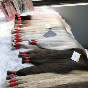 Extensions de cheveux vierges Remy en vrac de haute qualité Vietnam Colorful Wholesale Hair Material Meilleur prix pour les extensions de cheveux humains - Product Image 1