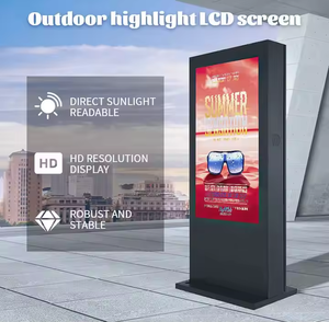 จอแสดงโฆษณาป้ายดิจิตอล LCD หน้าจอสัมผัสแสดงผลโฆษณากลางแจ้ง - Product Image 2