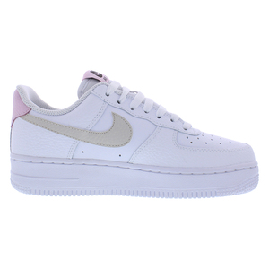 Nike สำหรับ Air Force 1 '07รองเท้าย้อนยุคผู้หญิงสีขาว/สีอ่อน orewood สีน้ำตาล/สีชมพูโฟมเพิ่มความสูงแฟชั่นซับตาข่าย - Product Image 3