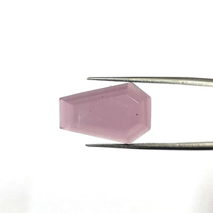 Piedras en forma de ataúd de cuarzo amatista, 18x11mm, gemas sueltas, fabricante de corte elegante, Exportación de la India - Product Image 2