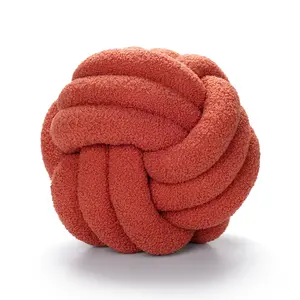 Bantal besar bantal bentuk bola besar melempar bantal lembut produsen ungu bantal simpul Sofa