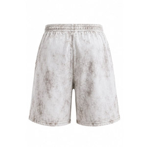 Pantalones Cortos de Algodón Tie Dye Personalizados con Logotipo para Hombre, con Estampado Break Rules, Cintura con Cordón Ajustable, Estilo Casual - Product Image 3