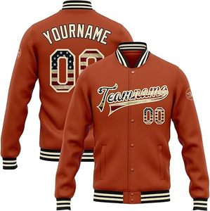 High Quality Custom Chenille Embroidery Baseball Bomber Varsity Jacket Most Demanding Canvas Fabric <b>Stand</b> Collar Letterman Style - Product Image 4