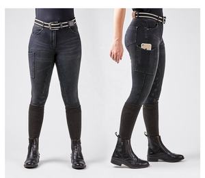 Pantalon en jean d'équitation pour femmes, nouvelle mode, culotte en jean cheval, legging en jean d'équitation - Product Image 6
