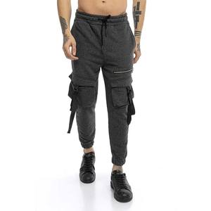 Wholesale High Quality Regular Fit Pockets Drawstring Fleece Lining High Street Jogger Pants <b>Men</b> Cotton Plus Size Running Pants - Product Image 4