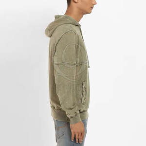 Diseño personalizado al por mayor Basics Vintage Effect Hoodies Mejor calidad Precio barato Basics Vintage Effect Hoodies - Product Image 4