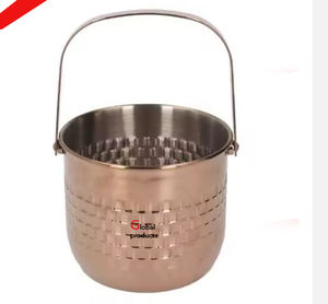 Enfriador de vino de acero inoxidable de metal con acabado plateado de alta calidad para hotel, restaurante y bar - Product Image 3