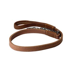 Durable Short Luxury <b>Pet</b> <b>Leash</b> Spring Buckle Genuine Cowhide Leather Dogs OEM Custom Design Direct Factory Supply High Quality - Product Image 5
