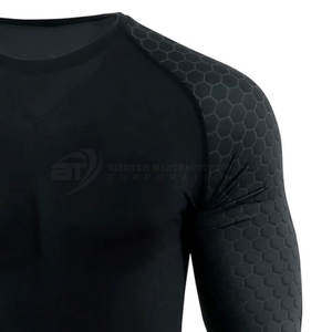 Men Rash Guard Fitness Wear <b>Long</b> <b>Sleeve</b> Lightweight Breathable <b>Top</b> Ideal For Gym <b>Workout</b> And Daily Exercise Rash Guard - Product Image 6