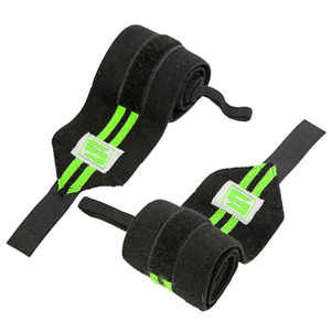 Muñequera elástica para entrenamiento de gimnasio personalizable, muñequera antideslizante para levantamiento de pesas, muñequeras con logotipo y Color personalizados - Product Image 4