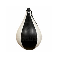 Sac de vitesse MMA personnalisable en cuir véritable de haute qualité Punching Ball Entraînement pivotant longue durée Caractéristiques Logo privé
