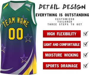 Maillot de basket-ball imprimé sur mesure, short sans manches, ensemble pour adulte, 100% polyester, respirant, anti-transpiration, grande taille - Product Image 5