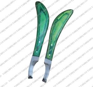 Cuchillo veterinario equino para pezuñas, mano izquierda, mano derecha, herrador, herramienta para recortar pezuñas, cuchillos para pezuñas por TARIQ MFG CO CE ISO EU - Product Image 1