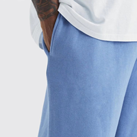 Pantalon de survêtement athlétique confortable taille haute coupe droite en molleton de velours côtelé respirant 100% coton pour hommes, femmes et jeunes, grandes tailles, design tendance