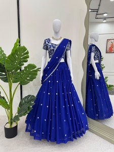 ชุดส่าหรีเลฮิงก้ามีงานปาร์ตี้ที่สวยงาม - Product Image 6