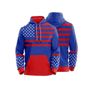 Porter des sweats à capuche décontractés d'hiver Hommes Femmes Sweats à capuche en coton polaire à sublimation Logo personnalisé - Product Image 2