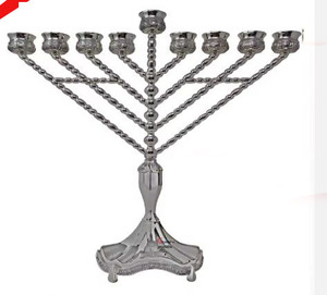 Chandelier à 7 branches en acier inoxydable de conception royale, finition dorée, pour la maison - Product Image 5