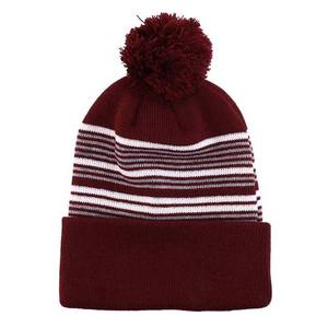 Beanie Comfortable New Fashion Beanie <b>Hats</b> Solid Color Striped Design Warm Winter 100% Cotton Outdoor Letter beanie <b>top</b> quality - Product Image 1