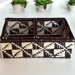 Best Selling Custom Pink Cotton Hamper Basket Rectangular Multipurpose Organizer <b>Storage</b> <b>Box</b> Made in India - Product Image 5