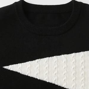 Pull confortable unisexe en coton/fibre de bambou à col rond, imprimé numérique, logo sur le devant, pour un confort toute l'année, fabrication sur mesure - Product Image 5