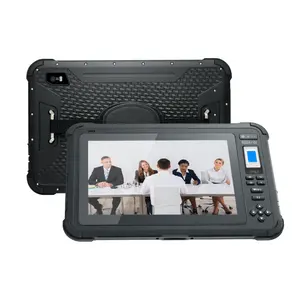 HUGEROCK B102 Mtk Octa Core 500nits biometric fingerprint rfid reader ip65 Industrial Android Rugged Tablet Pc With Nfc