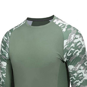 Chemise de pêche personnalisée en polyester vierge, vente en gros, pour hommes, séchage rapide, protection UPF 50, manches longues, chemises de pêche - Product Image 3