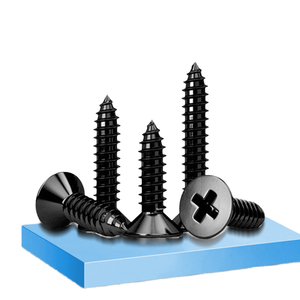 Vis à tête fraisée Phillips métrique, haute résistance, résistante à la corrosion, plaquée zinc, pour ossature légère en acier - Product Image 1