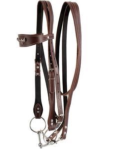 Bridas de cuero genuino 100% para montar a caballo, comodidad de lujo, elegancia atemporal artesanal tradicional, eleva tu experiencia de viaje - Product Image 1