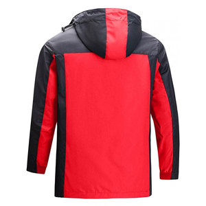 Vestes coupe-vent d'hiver pour hommes imperméables, respirantes et écologiques avec col montant et logo frontal, légères pour une utilisation en extérieur - Product Image 3