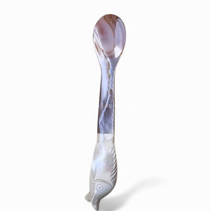 Cuillère en nacre pour la restauration fine, utilisation en dessert, fabrication artisanale du Vietnam - Product Image 2