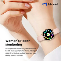 Reloj Inteligente Miccell AMOLED de 1.70 Pulgadas, 4G, GPS, Brújula, Monitor de Frecuencia Cardíaca, Presión Arterial, Resistente al Agua IP68, Rastreador de Salud Deportivo