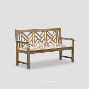 Vilano-Banco de madera maciza de 5 pies para exteriores, muebles de teca para jardín, Hotel fino de gran calidad, complejo turístico, suelto, de Japón, China, EE. UU. - Product Image 1