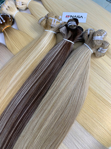 ผมต่อแบบเส้นคู่คุณภาพสูงชนิด Super Double Drawn  100% ผมเวอร์จินเวียดนาม พรีเมี่ยม เคอราติน  แบบ Prebond Perm ทุกสี - Product Image 6