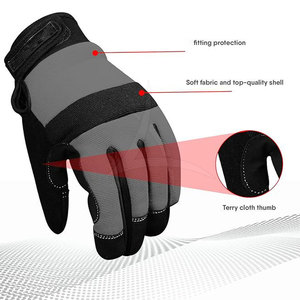 Guantes de Mecánico de Alta Destreza, Guantes de Trabajo de Cuero y Neopreno, Fuerte Agarre en la Palma, Sin Silicona, Cierre de Muñeca Seguro y Personalizable - Product Image 3