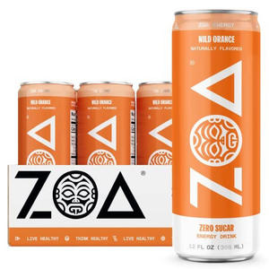 Zoa Zero Sugar Energy Drink 250 ml Low-Carb sin azúcar Carbonato-Powered Bulk Packed al por mayor - Product Image 4