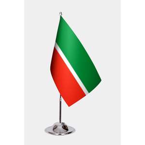 Drapeaux de bureau du Tatarstan imprimés numériquement sur tissu pour la décoration - Product Image 1
