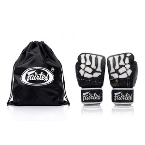 Fairtex Premium Leather Breathable Lace-Up Closure Boxing Gloves High Quality Customized Training Sparring Muay Thai Martial Art - Product Image 3
