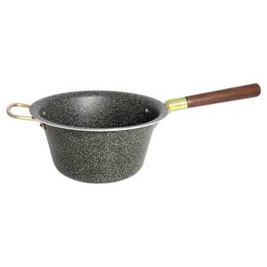 Cauldron en aluminium gris pierre 4003 de 26 cm avec poignée en bois pour woks - Product Image 1