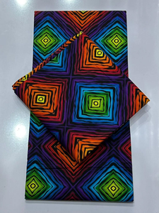 Tissu de coton Ankara imprimé à la cire africaine de la Libye Mélange de coton tissé à 100% pour femmes avec motif à mémoire de forme - Product Image 4