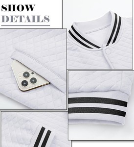 Chaqueta Universitaria de Primera Calidad, Diseño Informal de Última Moda, Venta al por Mayor, 100% Algodón, Transpirable, de Secado Rápido, Color, Talla y Estilo Personalizables, OEM - Product Image 5