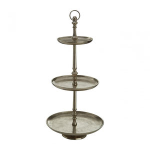 Hammered Round Shaped Metal Aluminium <b>Cake</b> <b>Stand</b> 2 <b>Tier</b> Decorative Luxury Tabletop <b>Cake</b> Serving <b>Stand</b> - Product Image 5