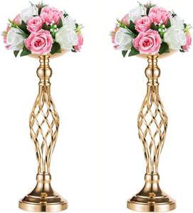 Florero de aluminio moderno de color naranja Florero de metal Florero de lujo de alta calidad Nuevo - Product Image 6