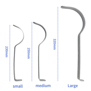 เครื่องมือผ่าตัดแบบดึง Deaver ขนาด 25 มม. หุ้มฉนวน 20 ซม. ทำจากสแตนเลส สำหรับการผ่าตัดช่องท้องและศัลยกรรมกระดูก โดย Surgiright - Product Image 3