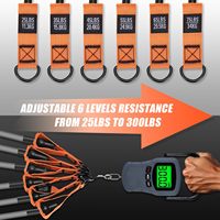 Ensemble de 12 bandes de résistance TPE de haute qualité pour fitness, entraînement à domicile et musculation