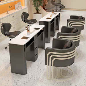 Mesa Manicure de alta qualidade Nail Desk Table Manicure Nail Salon Modern Nail Manicure Table Mesa Manicure para Unhas - Product Image 3