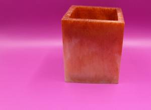 Elegant Premium Art Style Resin Pen Holder Customizable Color Size Simple Modern Design for Office Home <b>Desk</b> Work Tabletop - Product Image 3