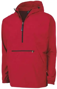 Veste coupe-vent longue à capuche en toile pour hommes personnalisée OEM hiver imperméable réversible respirant Logo de style de rue pour l'extérieur - Product Image 5